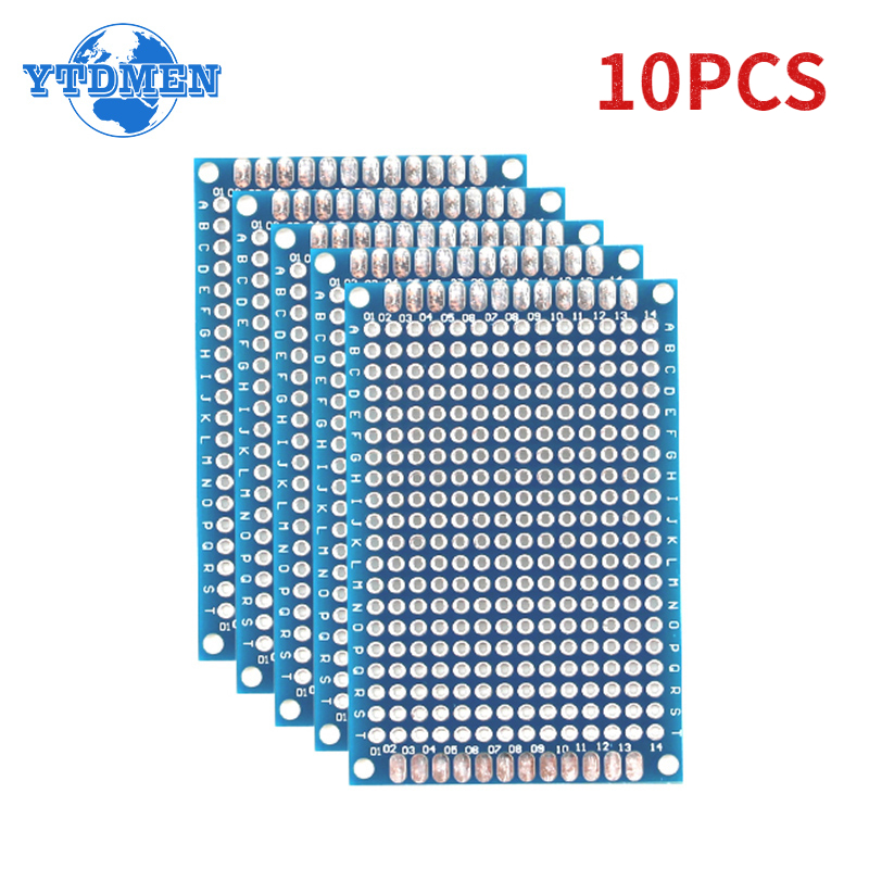 Diy Electronics Gadget - 10 buah 4x6cm papan PCB sisi