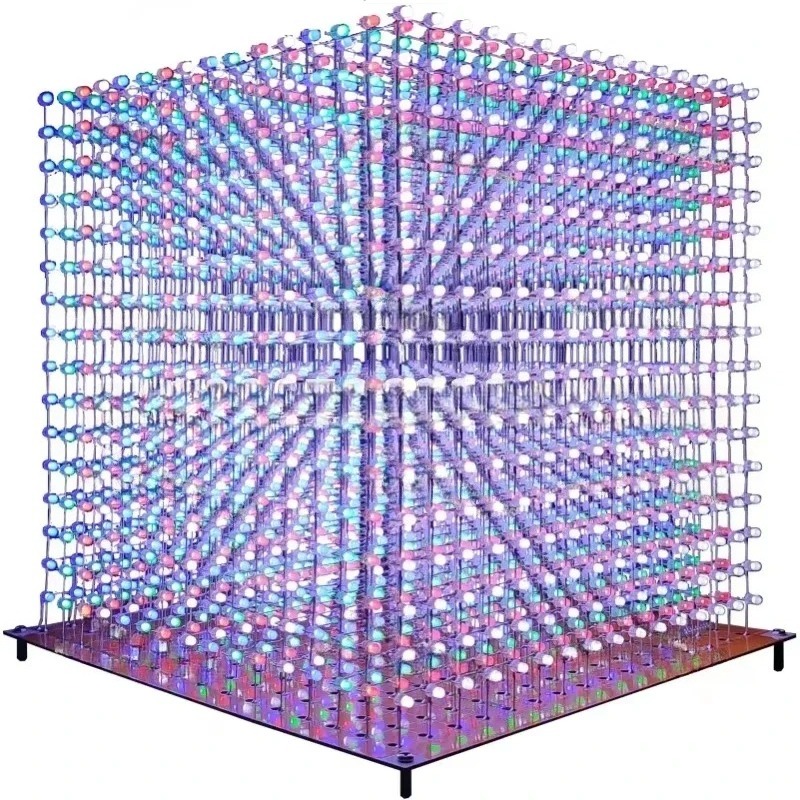 Diy Electronics - 3 D16mini Light Cube Kit 16x16x16