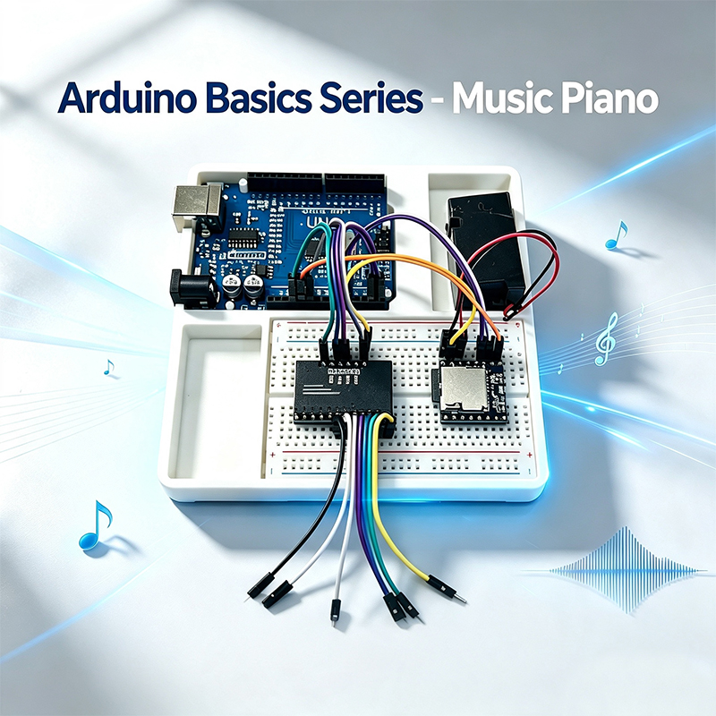 Diy Electronics Kits For Beginners - Seri Dasar Arduino: Kit Elektronik Piano
