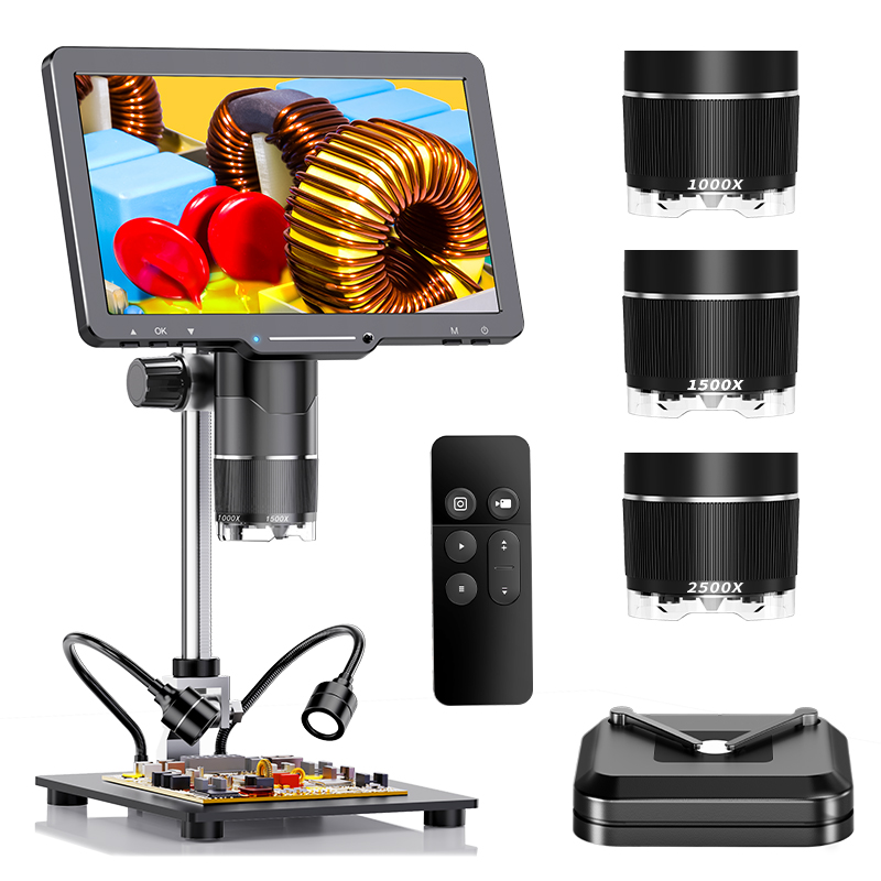 Diy Microscope For Electronics Repair - Mikroskop Digital HDMI 3 lensa 2500X,