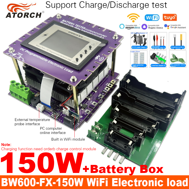 Diy Electronic Load - BW600-FX-150W DC1-200V 30A WiFi Tuya Penguji