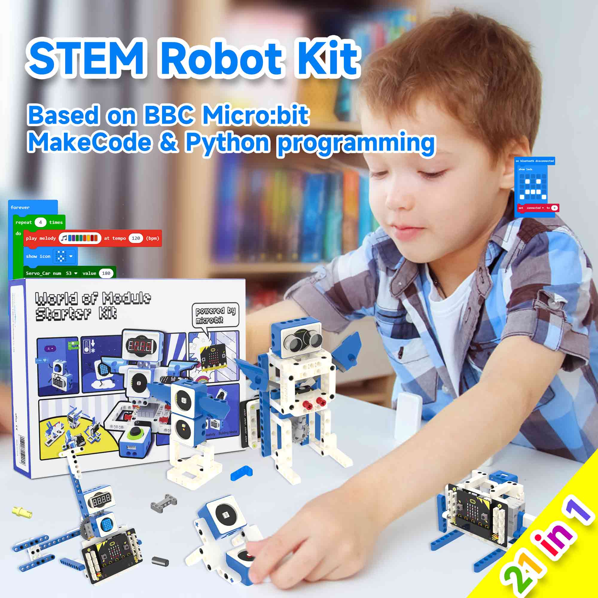 Kit Mobil Robot Pintar Microbi - Diy Electronics Projects For Kids ulasan dan harga
