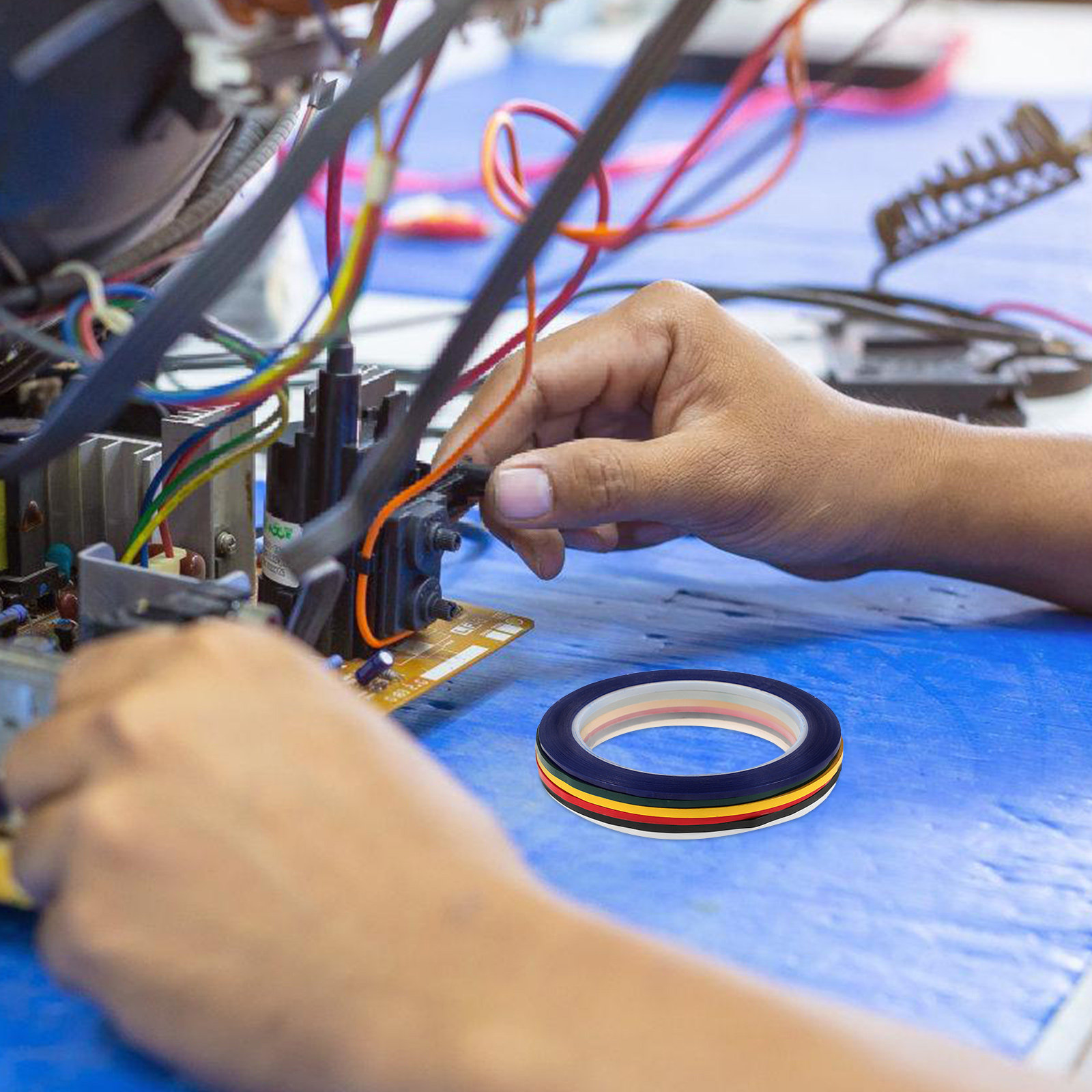 6 Rol Pita Isolasi PET Poliest - Diy Electronics ulasan dan harga