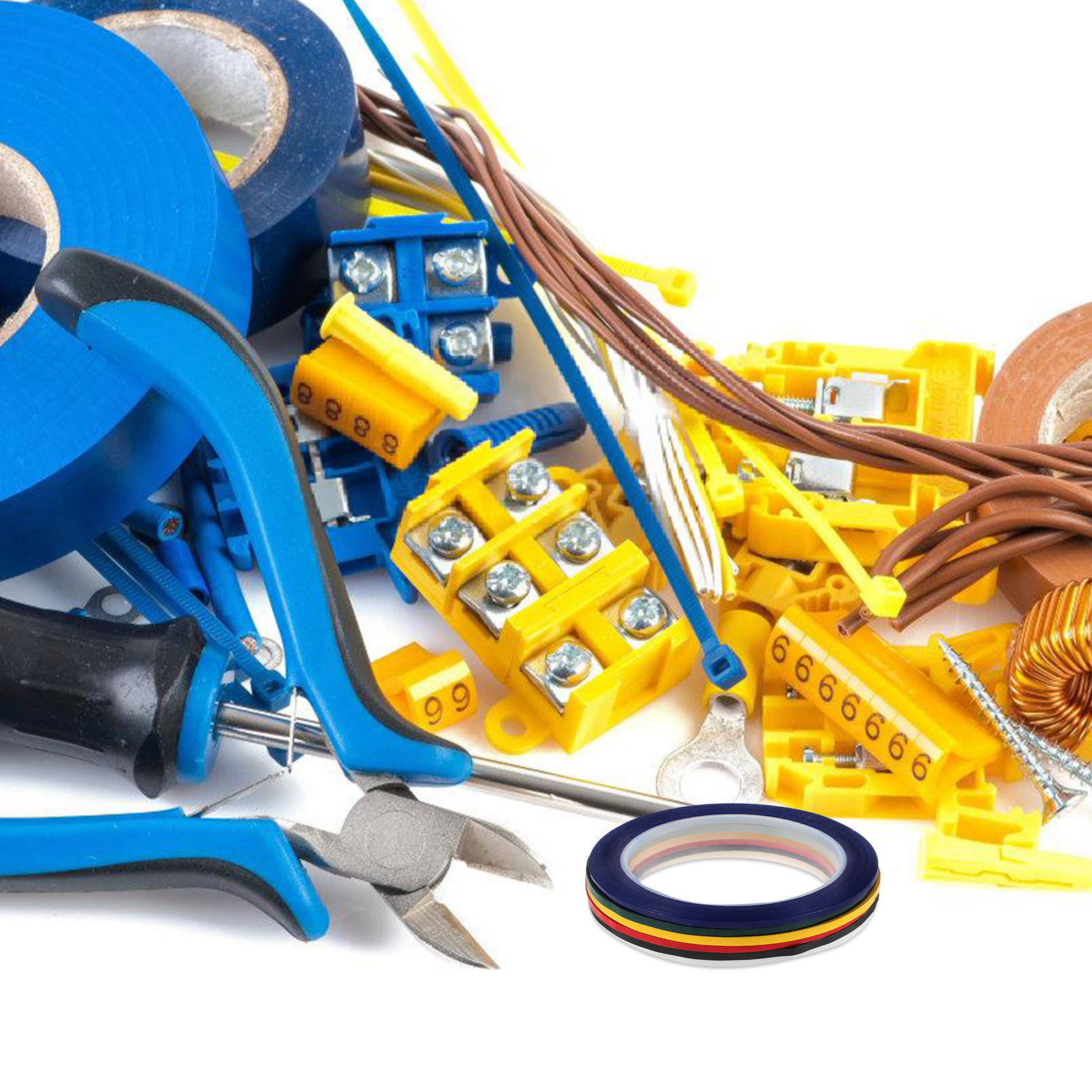 6 Rol Pita Isolasi PET Poliest - Diy Electronics ulasan dan harga