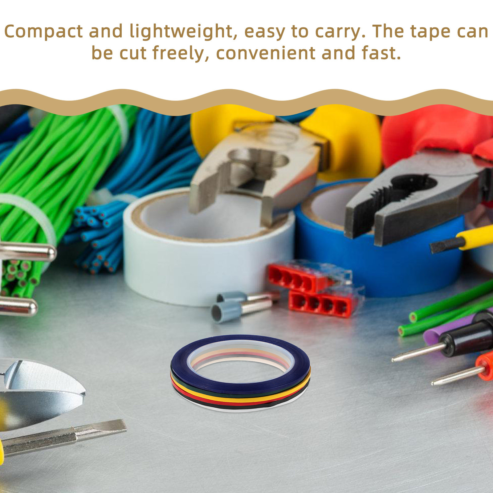 6 Rol Pita Isolasi PET Poliest - Diy Electronics ulasan dan harga