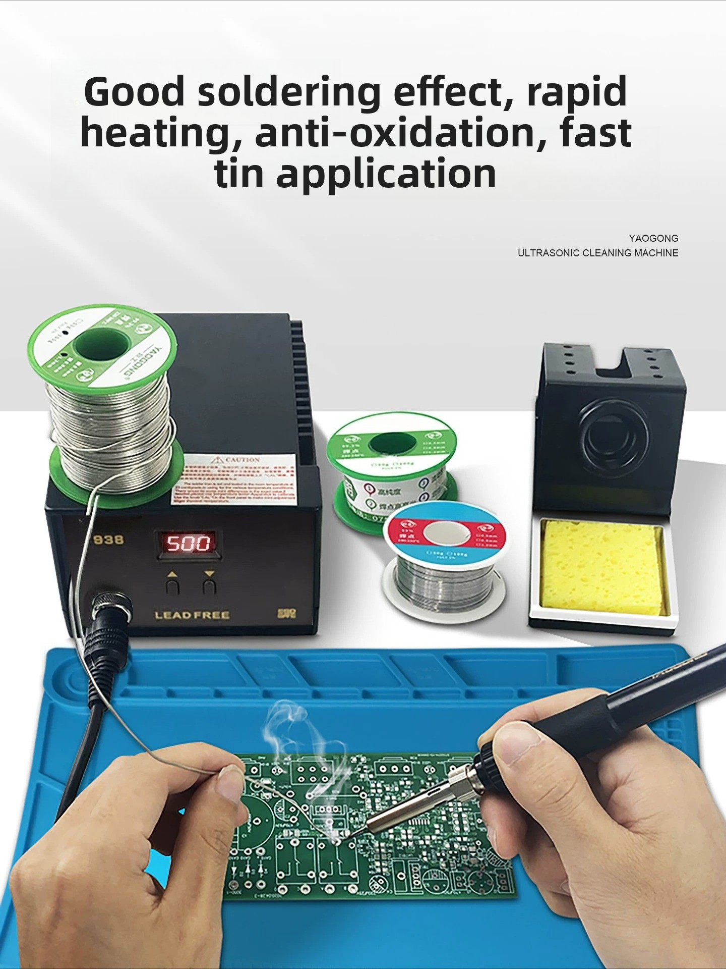 Stasiun Solder 936B 60W dengan - Diy Electronics Workstation ulasan dan harga