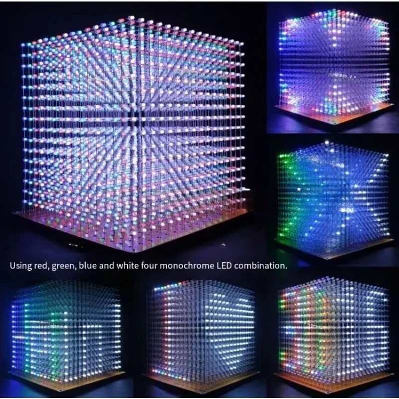 3 D16mini Light Cube Kit 16x16 - Diy Electronics ulasan dan harga