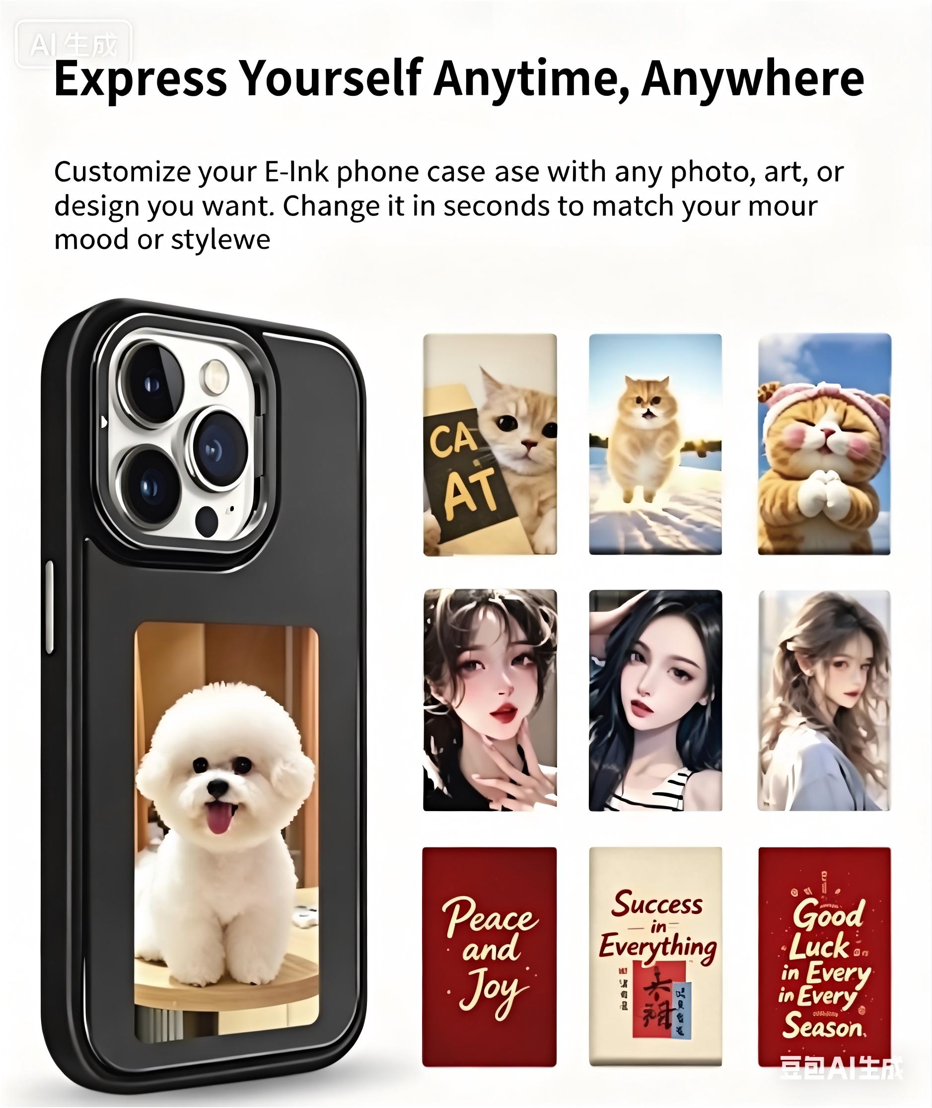 Casing Ponsel NFC Smart E-ink  - Diy Electronics ulasan dan harga