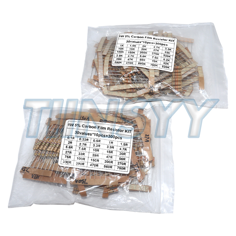 300PCS Kit Resistor 1W 5% Karb - Diy Electronics Gadget ulasan dan harga