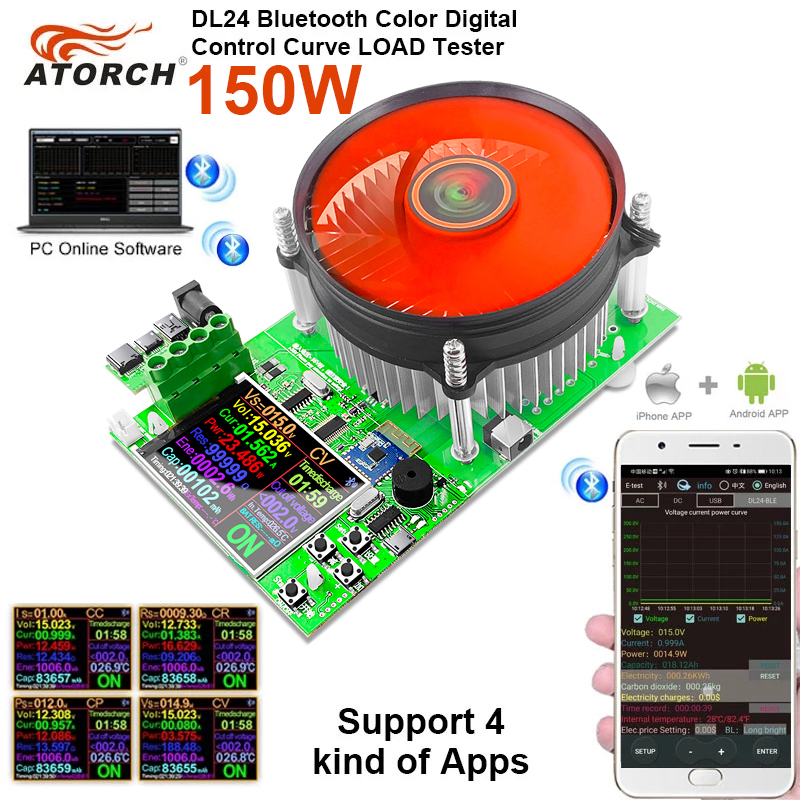 150W/180W Beban Lithium Elektr - Diy Electronic Load ulasan dan harga