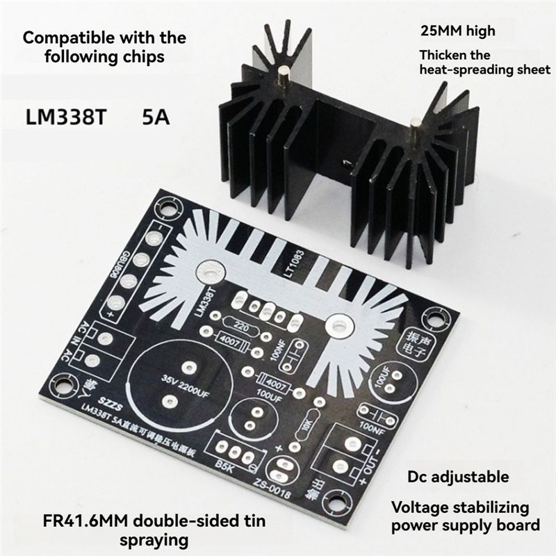 LM338 5A Output Adjustable Lin - Diy Electronics Supplies ulasan dan harga