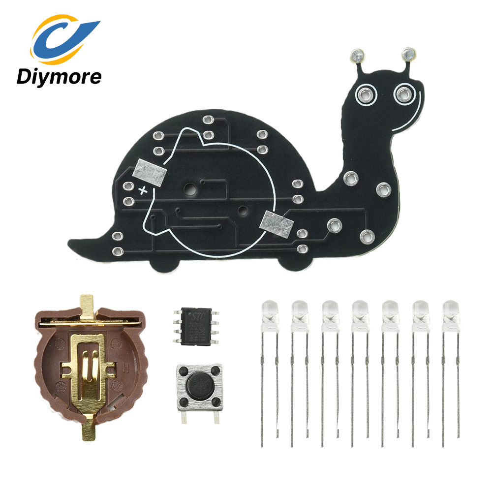 7 Kit Praktik Penyolderan LED  - Diy Electronics Kits For Beginners ulasan dan harga