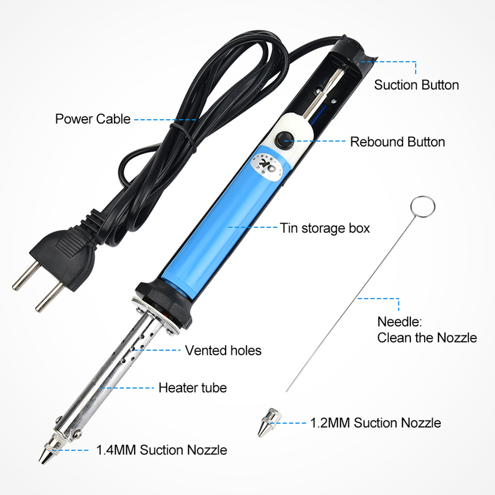 Pena Penghisap Timah Listrik U - Desoldering Pump Solder ulasan dan harga