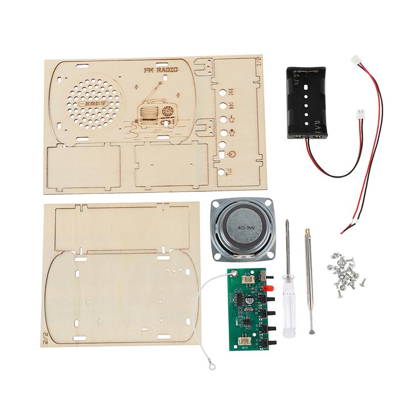 【BS】Kit Radio FM Kayu DIY Proy - Diy Electronics Projects For Kids ulasan dan harga