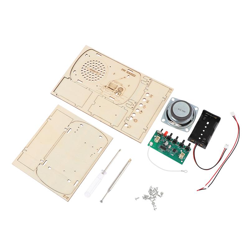 Kit Radio FM Kayu DIY Proyek P - Diy Electronics Projects For Kids ulasan dan harga