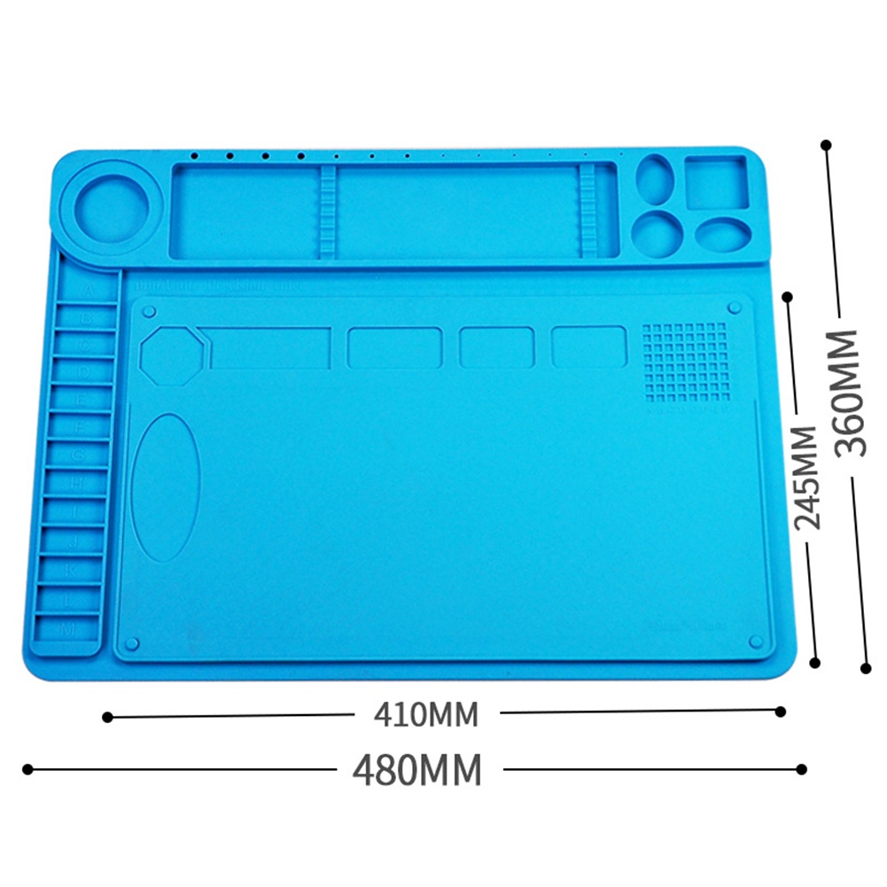 Alas Solder Silikon Tahan Pana - Diy Electronics Workstation ulasan dan harga