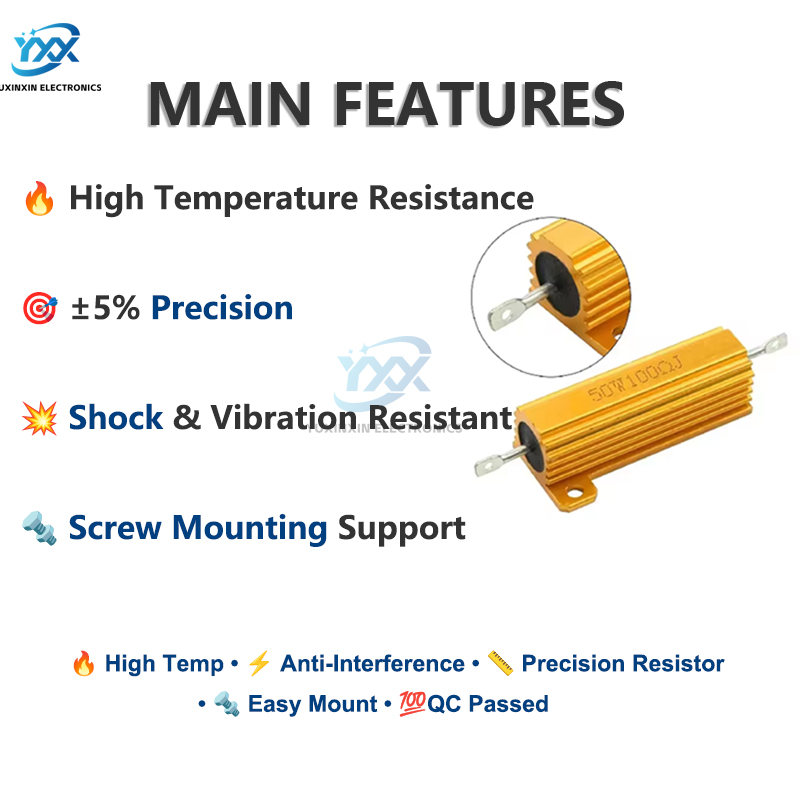 1 Buah Resistor Daya RX24 10W  - Diy Electronic Load ulasan dan harga