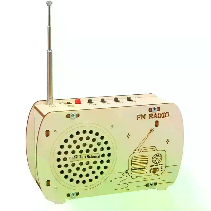 /Cna/DIY Kit Radio FM Kayu Vin - Diy Electronics Projects For Kids ulasan dan harga
